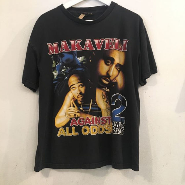 ビンテージ古着 2pac twopac hiphop ヒップホップ tシャツの通販 by one｜ラクマ