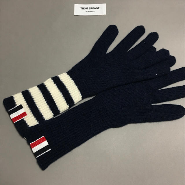 THOM BROWNE - 新品 2017AW THOM BROWNE カシミヤ 手袋 グローブ