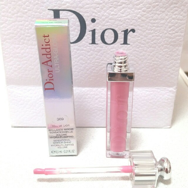 Dior(ディオール)の(ほぼ未使用)Dior♡アディクトグロス#369 コスメ/美容のベースメイク/化粧品(リップグロス)の商品写真