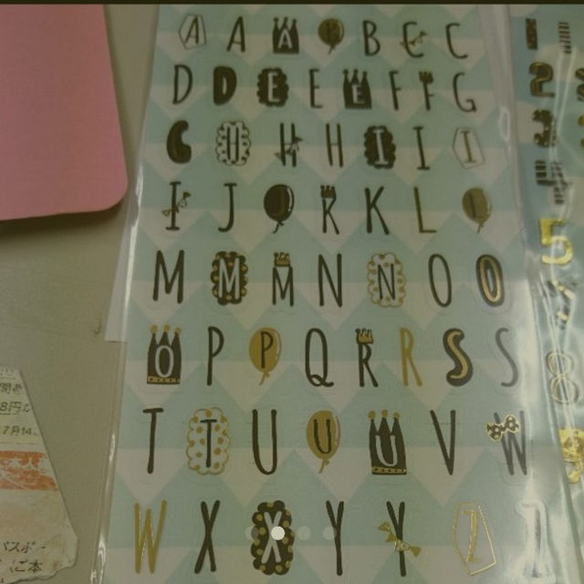 カフェ文字 手書き文字 アルファベット 数字シール の通販 By Shop Mana 文具 雑貨のお店 ラクマ