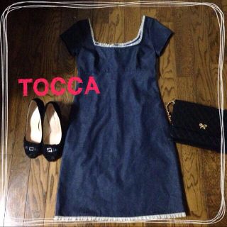 トッカ(TOCCA)のTOCCA★デニムワンピース(ひざ丈ワンピース)