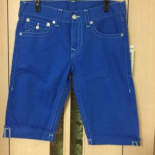 トゥルーレリジョン(True Religion)のTrue Religion Cut-off Short BLUE Size 31(ショートパンツ)