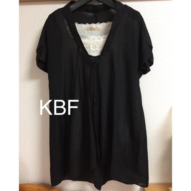 KBF(ケービーエフ)のえりんぎ様専用 🍀kbf ボウタイチュニック🌻 レディースのトップス(チュニック)の商品写真