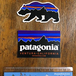 パタゴニア(patagonia)のパタゴニア ステッカー ロゴ3 クマセット(登山用品)