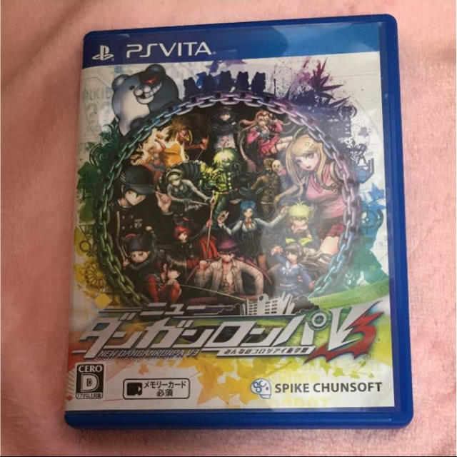 PlayStation Vita(プレイステーションヴィータ)のPSvita本体・ダンガンロンパ1.2リロード、V3 エンタメ/ホビーのゲームソフト/ゲーム機本体(携帯用ゲームソフト)の商品写真