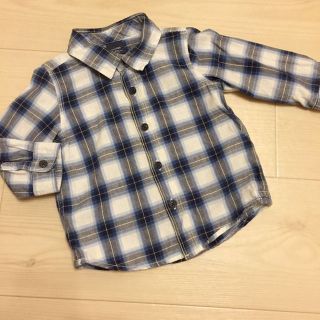 ベビーギャップ(babyGAP)のGAP☆チェックシャツ 80〜90㎝(シャツ/カットソー)