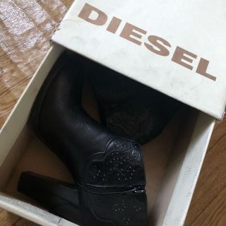 ディーゼル(DIESEL)の最終値下げ★DIESEL ショートブーツ ブラック 美品(ブーツ)