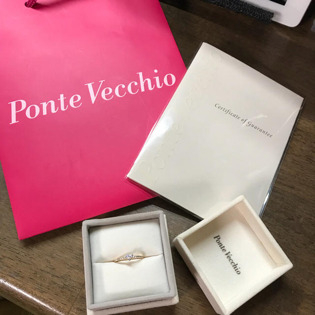 PonteVecchio(ポンテヴェキオ)のsele美品♡Ponte Vecchio ダイヤモンドハートリング♡ レディースのアクセサリー(リング(指輪))の商品写真