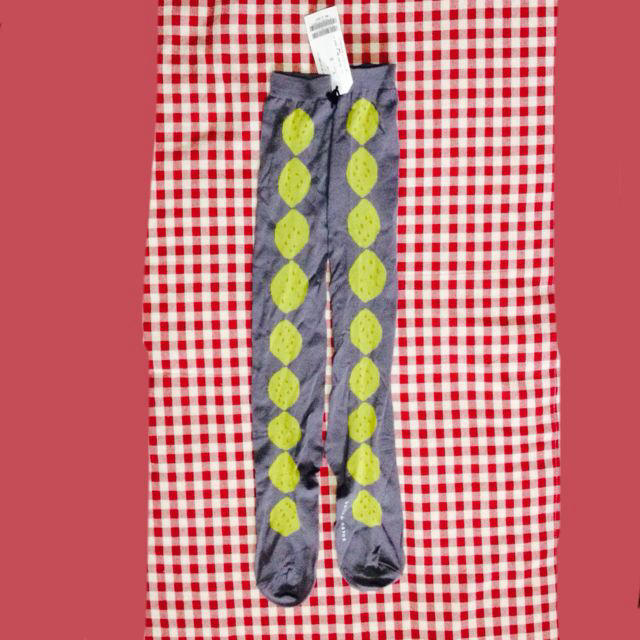 bulle de savon(ビュルデサボン)のレモンニーハイ レディースのレッグウェア(ソックス)の商品写真