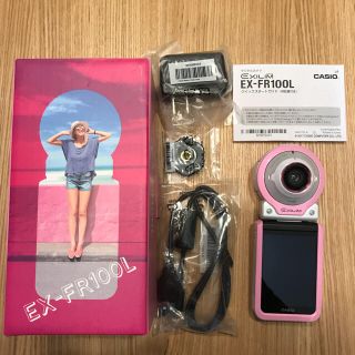 カシオ(CASIO)のCASIO EXILM EX-FR100L ピンク(コンパクトデジタルカメラ)