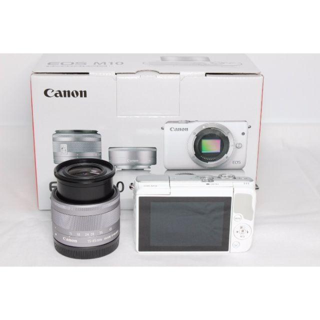 新品未使用★おまけ多数付き★Canon EOS M10 レンズキット★ホワイト