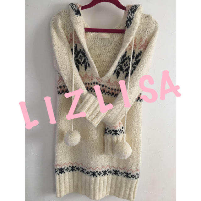 LIZ LISA(リズリサ)の【値下げ】LIZLISA ニットワンピース レディースのワンピース(ミニワンピース)の商品写真