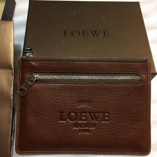 ロエベ(LOEWE)の売り切れ★新品ロエベヘリテージポーチ★箱、袋つき★イタリア三越購入(その他)