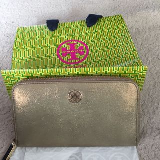 トリーバーチ(Tory Burch)の最終値下げ★新品トリーバーチ長財布★紙袋あり★ハワイ購入★ゴールド(財布)