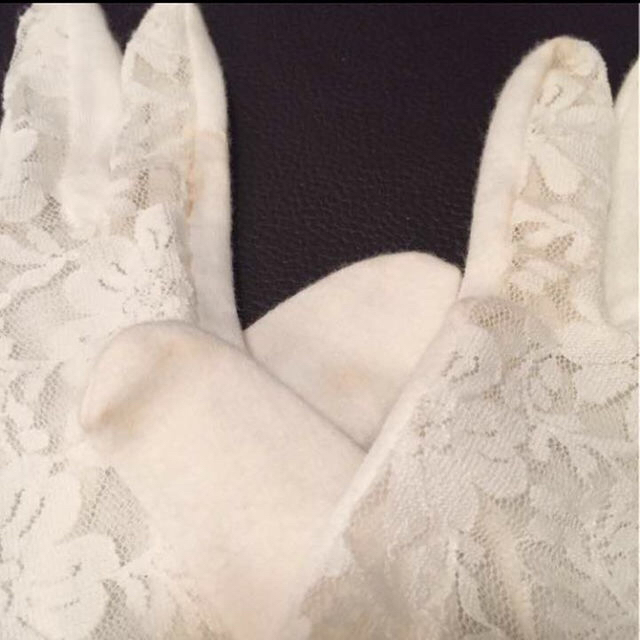 ウエディンググローブ♡大人リボン レディースのファッション小物(手袋)の商品写真