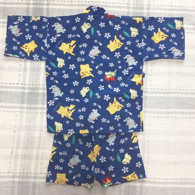 【used】110cm★甚平《ポケモン》 キッズ/ベビー/マタニティのキッズ服男の子用(90cm~)(その他)の商品写真