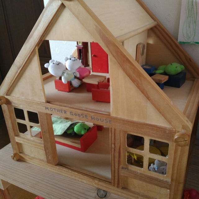 値下げ マザーグースの森 木製ドールハウス 家具 人形付きの通販 By ｍｋ ラクマ