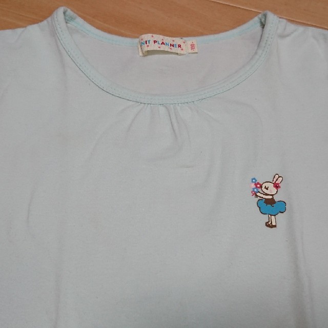 KP(ニットプランナー)の★KP七分丈トップス110★ キッズ/ベビー/マタニティのキッズ服女の子用(90cm~)(Tシャツ/カットソー)の商品写真