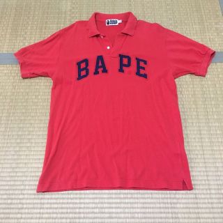 アベイシングエイプ(A BATHING APE)の正規品 A BATHING APE ポロシャツ Lサイズ(ポロシャツ)