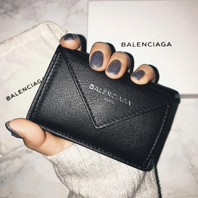 Balenciaga Balenciaga ミニウォレット ブラックの通販 By X02k00 S Shop バレンシアガならラクマ