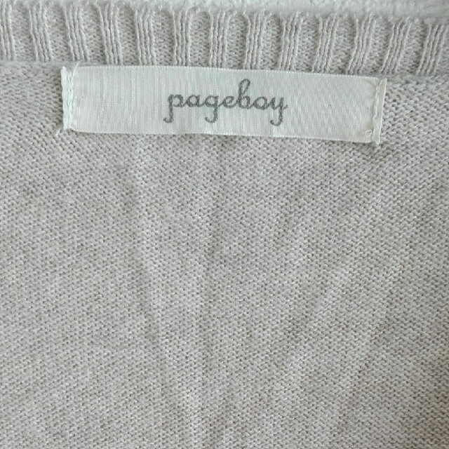 PAGEBOY(ページボーイ)のpageboyページボーイコットンサマーニットM レディースのトップス(ニット/セーター)の商品写真