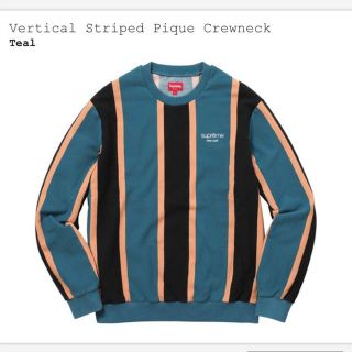 シュプリーム(Supreme)のSupreme Vertical Striped Pique Crewneck(ニット/セーター)