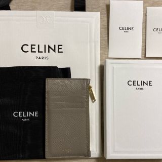 セリーヌ(celine)のセリーヌ　コンパクトジップ カードホルダー　ペブル　フラグメントケース　正規品(コインケース)