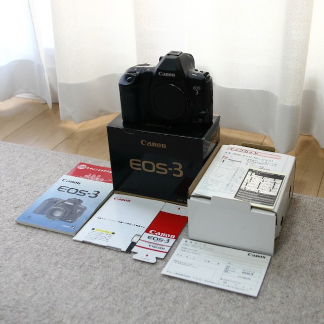 美品】Canon EOS-3 元箱含めて一式付属 美品】Canon EOS-3 元箱含めて一式付属