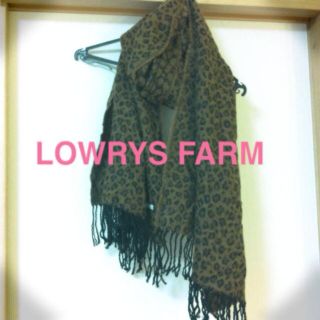 ローリーズファーム(LOWRYS FARM)のヒョウ柄ストール*ローリーズファーム(ストール/パシュミナ)