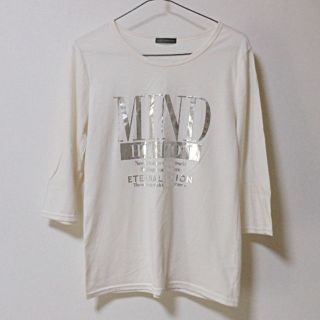 レディース・Tシャツ・銀・ラメ・プリント(その他)