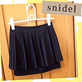 スナイデル(SNIDEL)のsnidel♥︎プリーツタイトスカート(ミニスカート)