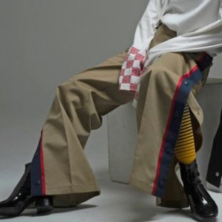 ディッキーズ(Dickies)のMYne ディッキーズサイド2ラインスナップワイドパンツ(ワークパンツ/カーゴパンツ)