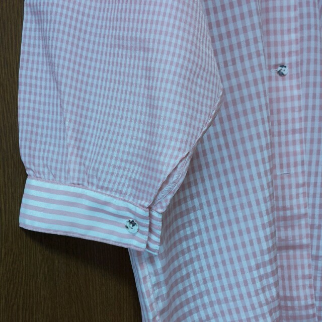 オーバーサイズのギンガムチェックシャツ レディースのトップス(シャツ/ブラウス(長袖/七分))の商品写真