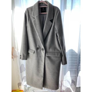 ダブルクローゼット(w closet)のw closet チェスターコート グレー(チェスターコート)