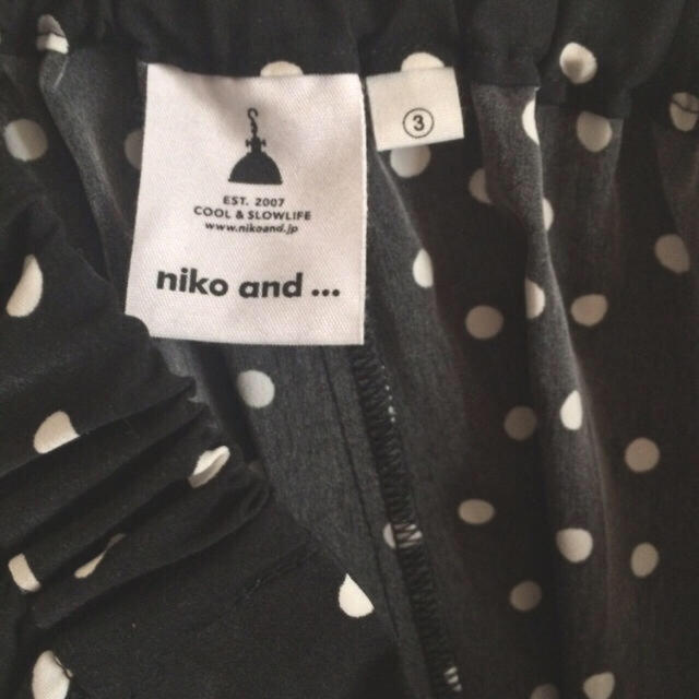 niko and...(ニコアンド)のドット パンツ レディースのパンツ(カジュアルパンツ)の商品写真