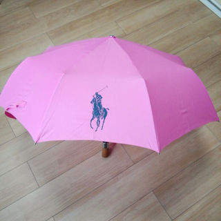 ラルフローレン(Ralph Lauren)の本日限定価格❗ﾗﾙﾌﾛｰﾚﾝ ﾜﾝﾀｯﾁ 折り畳み傘(傘)