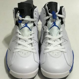 ナイキ(NIKE)のJORDAN 6 RETRO SPORT BLUE スポーツブルー 28cm(スニーカー)