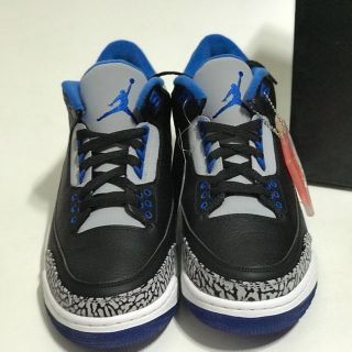 ナイキ(NIKE)のNIKE AIR JORDAN 3 SPORT BLUE スポーツブルー(スニーカー)