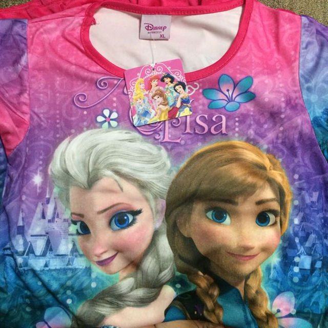 Disney(ディズニー)のアナ雪ラッシュガードにもなるワンピース キッズ/ベビー/マタニティのキッズ服女の子用(90cm~)(ワンピース)の商品写真