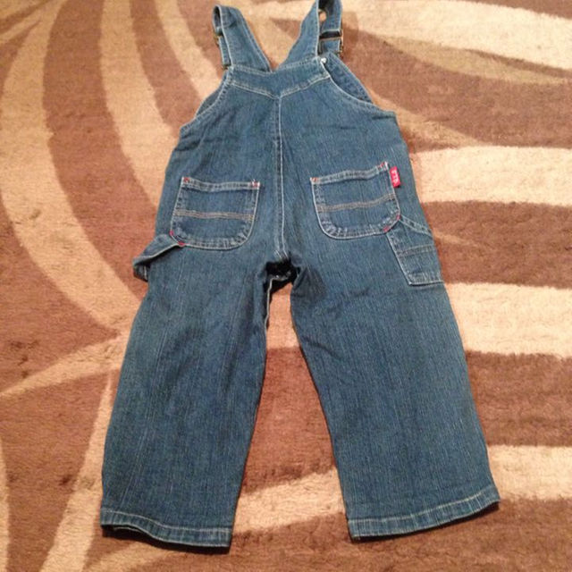 kidsオーバーオール値下げしました。 キッズ/ベビー/マタニティのベビー服(~85cm)(パンツ)の商品写真