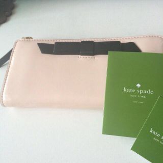 ケイトスペードニューヨーク(kate spade new york)のKatespadeピンクベージュ財布♡(財布)