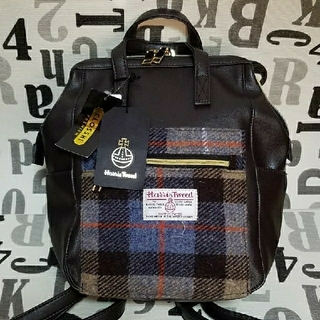 ハリスツイード(Harris Tweed)の最終値下げ【新品・未使用】ハリスツイード　リュック　3way(リュック/バックパック)