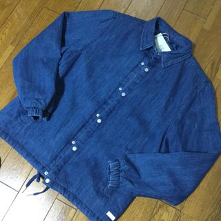 ザラ(ZARA)の新品 ZARA デニムコーチジャケット L(Gジャン/デニムジャケット)