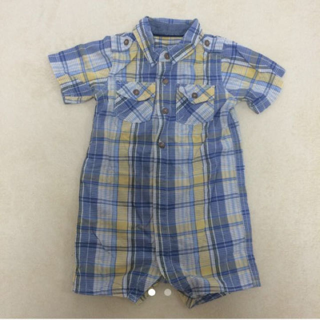 babyGAP(ベビーギャップ)のbaby Gap ショートオール サイズ80 キッズ/ベビー/マタニティのベビー服(~85cm)(カバーオール)の商品写真