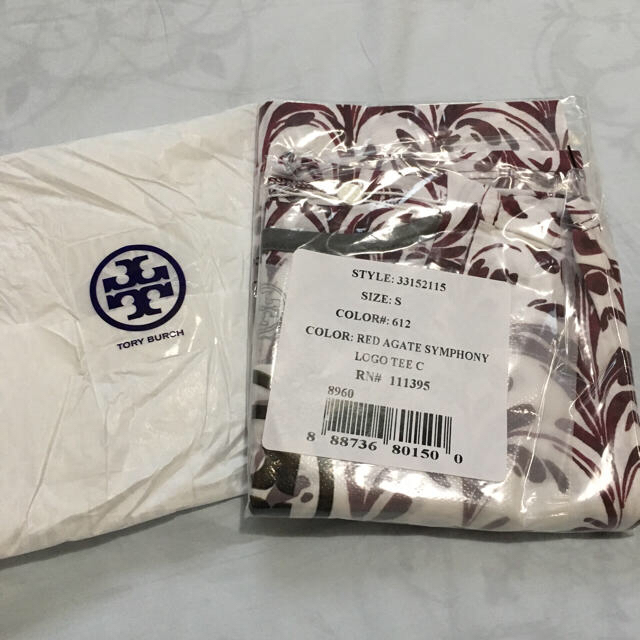 Tory Burch(トリーバーチ)の《新品未使用》トリーバーチロゴTシャツ♡Sサイズ レディースのトップス(Tシャツ(半袖/袖なし))の商品写真