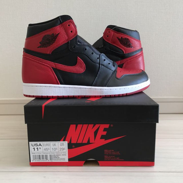 29.5cm AIR JORDAN 1 RETRO HIGH OG BANNED