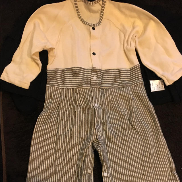 袴ロンパース 90 美品！ キッズ/ベビー/マタニティのキッズ服男の子用(90cm~)(和服/着物)の商品写真