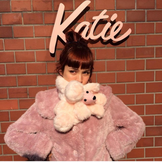 Katie(ケイティー)の激レア♡ピンクファーコート レディースのジャケット/アウター(毛皮/ファーコート)の商品写真