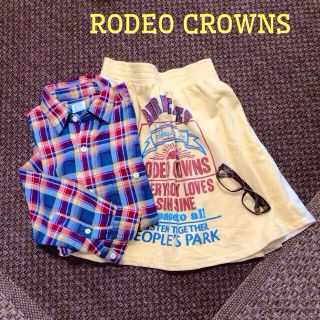 ロデオクラウンズ(RODEO CROWNS)のロデオ スウェットSK♥︎(ひざ丈スカート)