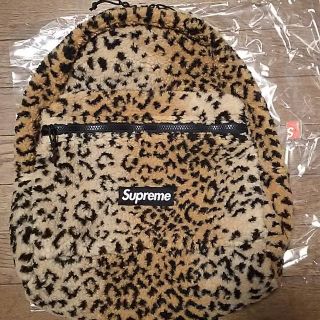 シュプリーム(Supreme)のsupreme leopard fleece backpack  豹柄 リュック(その他)